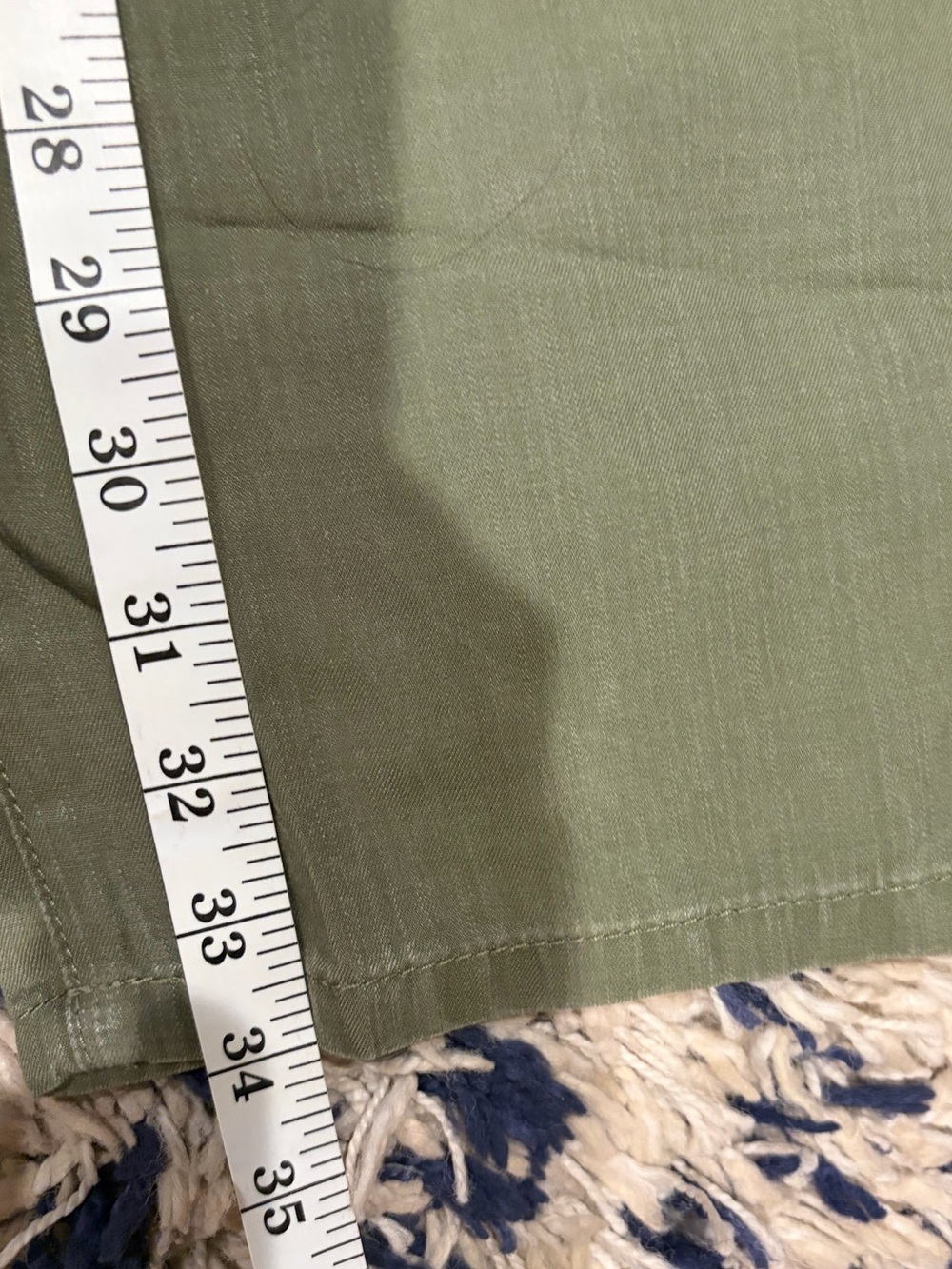 NWT ✨ Kut From The Kloth - SIENNA HIGH RISE WIDE LEG Utility PANT Olive Green -4 - Picture 8 of 10